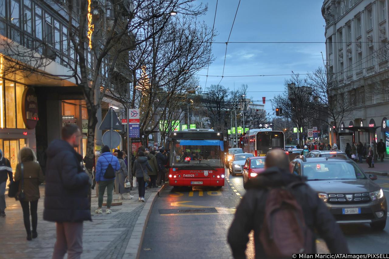 Blagdanska atmosfera u Beogradu