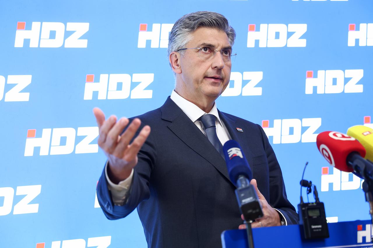 Zagreb: Izjava Andreja Plenkovića nakon predsjedništva HDZ-a 
