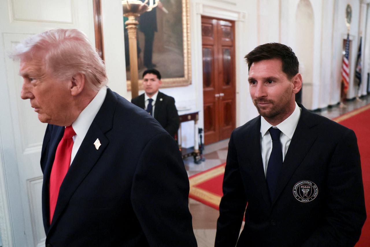 U.S. President Donald Trump honors reigning MLS champion Inter Miami CF players and team officials in Washington