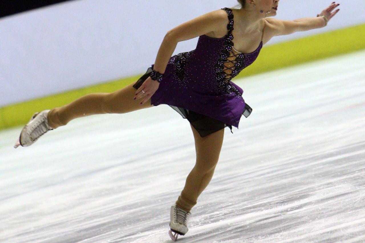 \'12.12.2009., Zagreb, Hrvatska -  Dom Sportova, 42. zlatna pirueta Zagreba, Mirna Libric iz Hrvatske Photo: Dalibor Urukalovic/PIXSELL\'