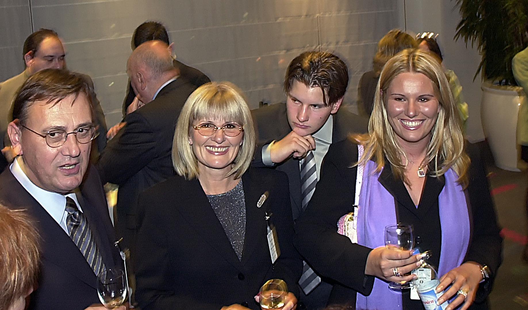 Djeca Ivice Todorića, Iva Todorić i Ivan Todorić, supruga Vesna Bašić Todorić i Branko Mikša.