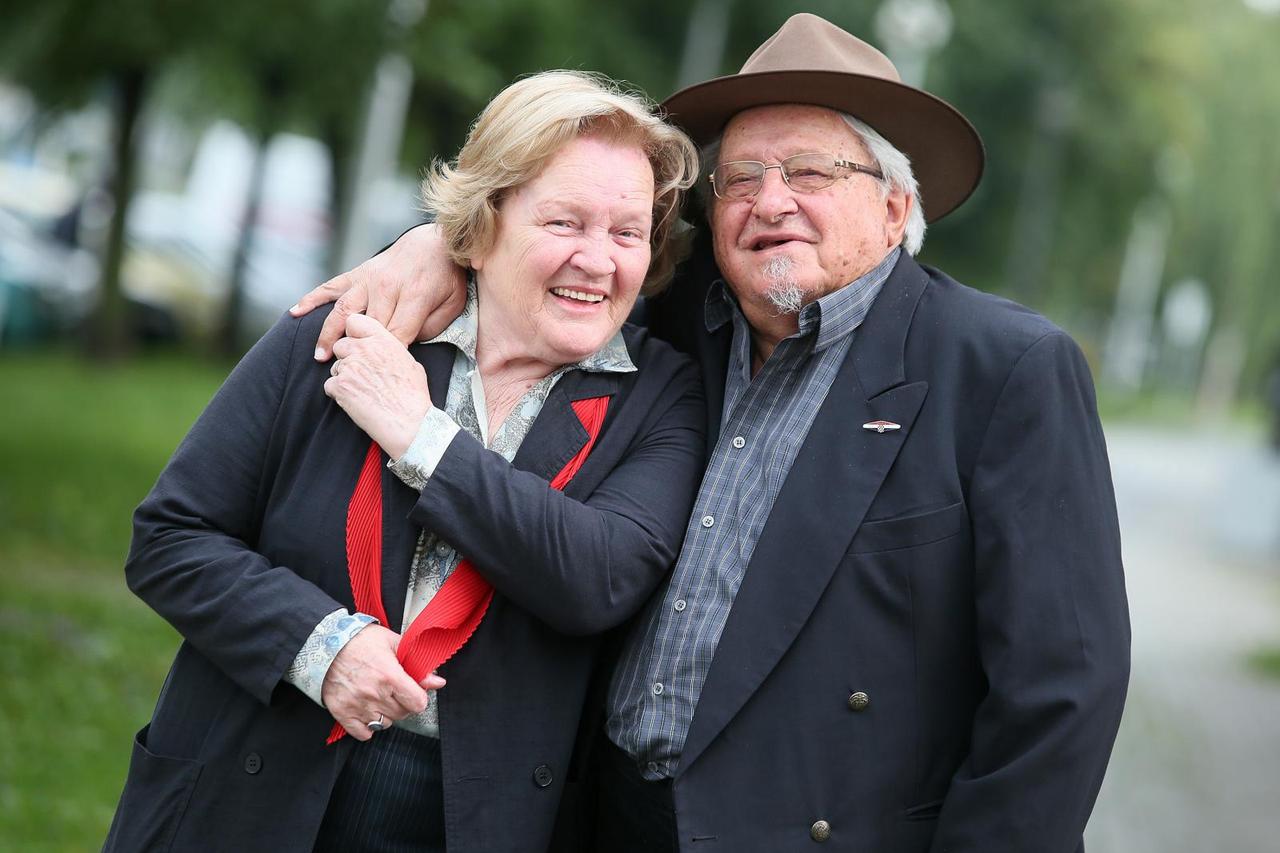 Martin Sagner i Smiljka Bencet.