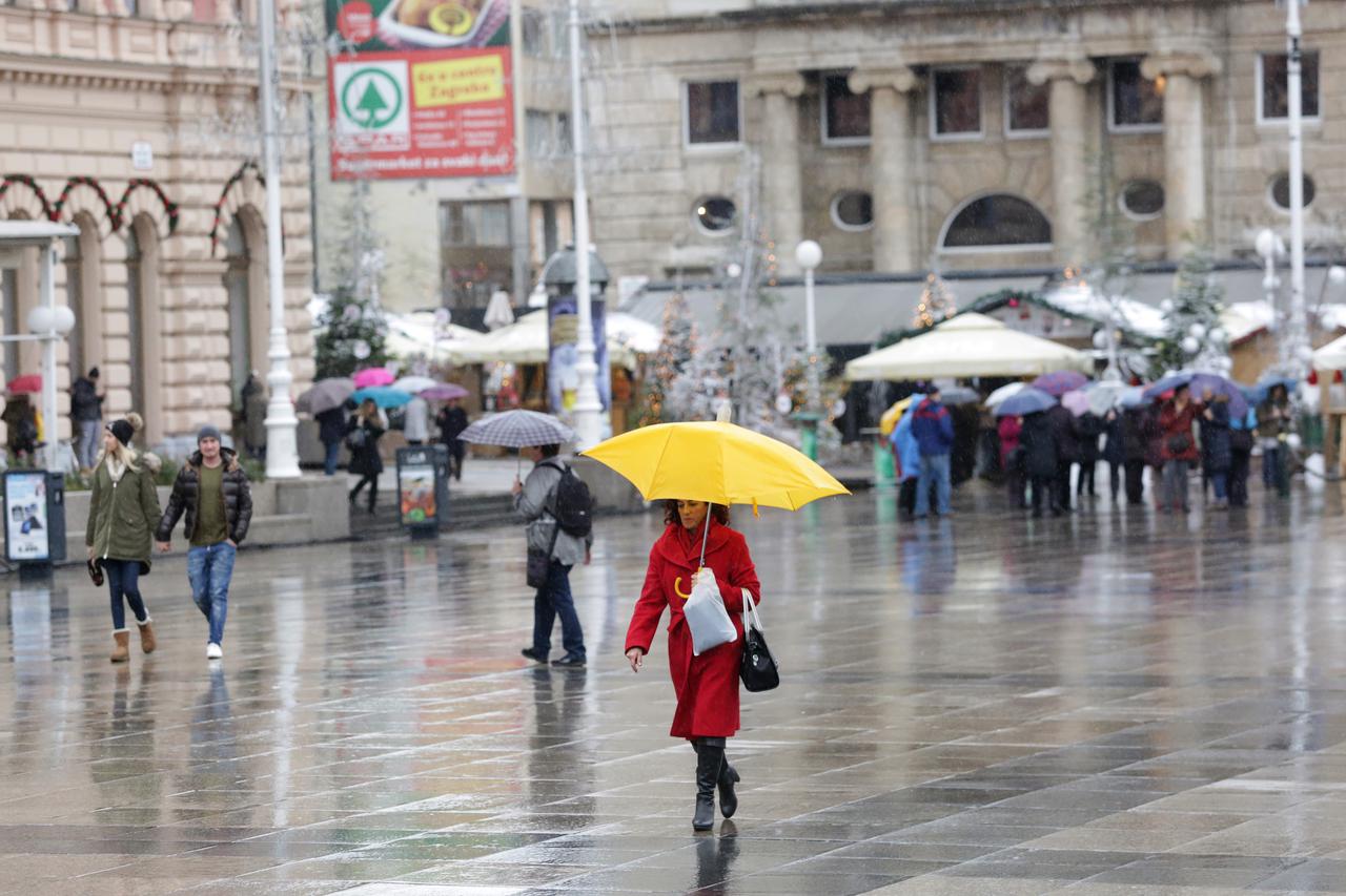 Kiša u Zagrebu