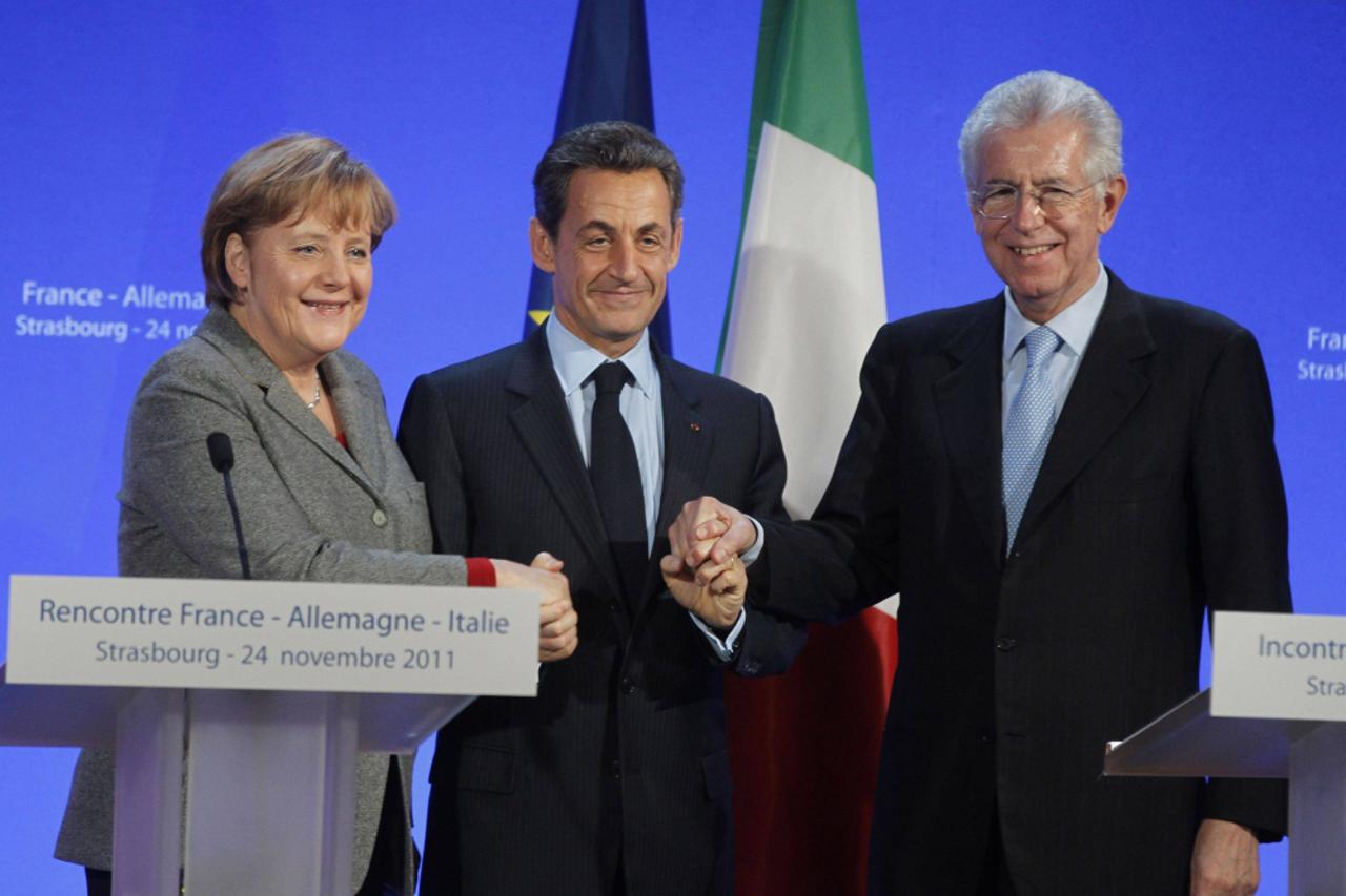 merkel sarkozy monti