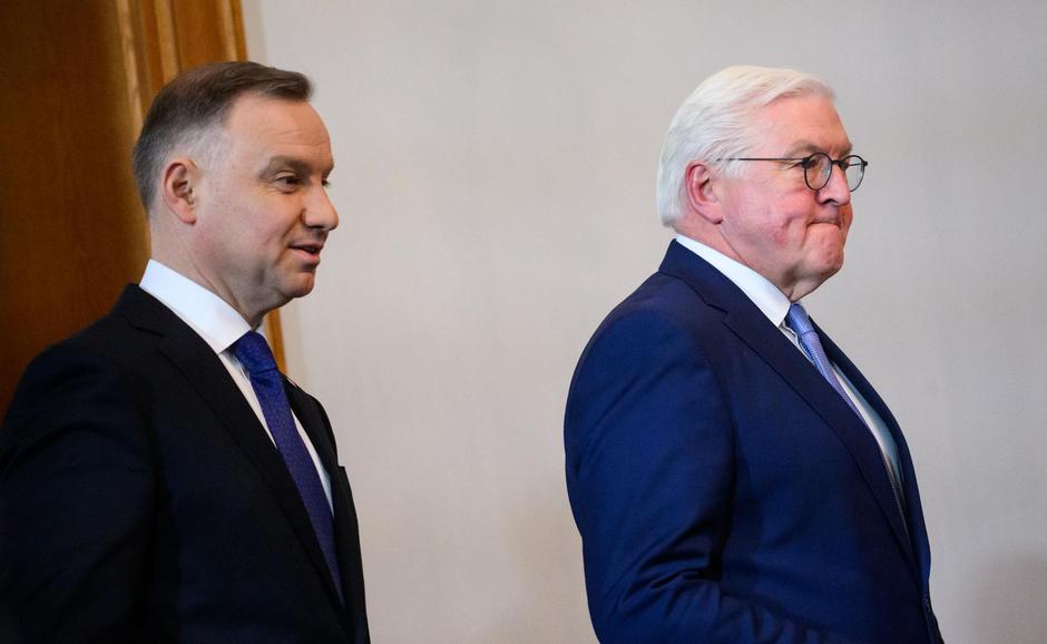 Poland's President Duda with Federal President Steinmeier