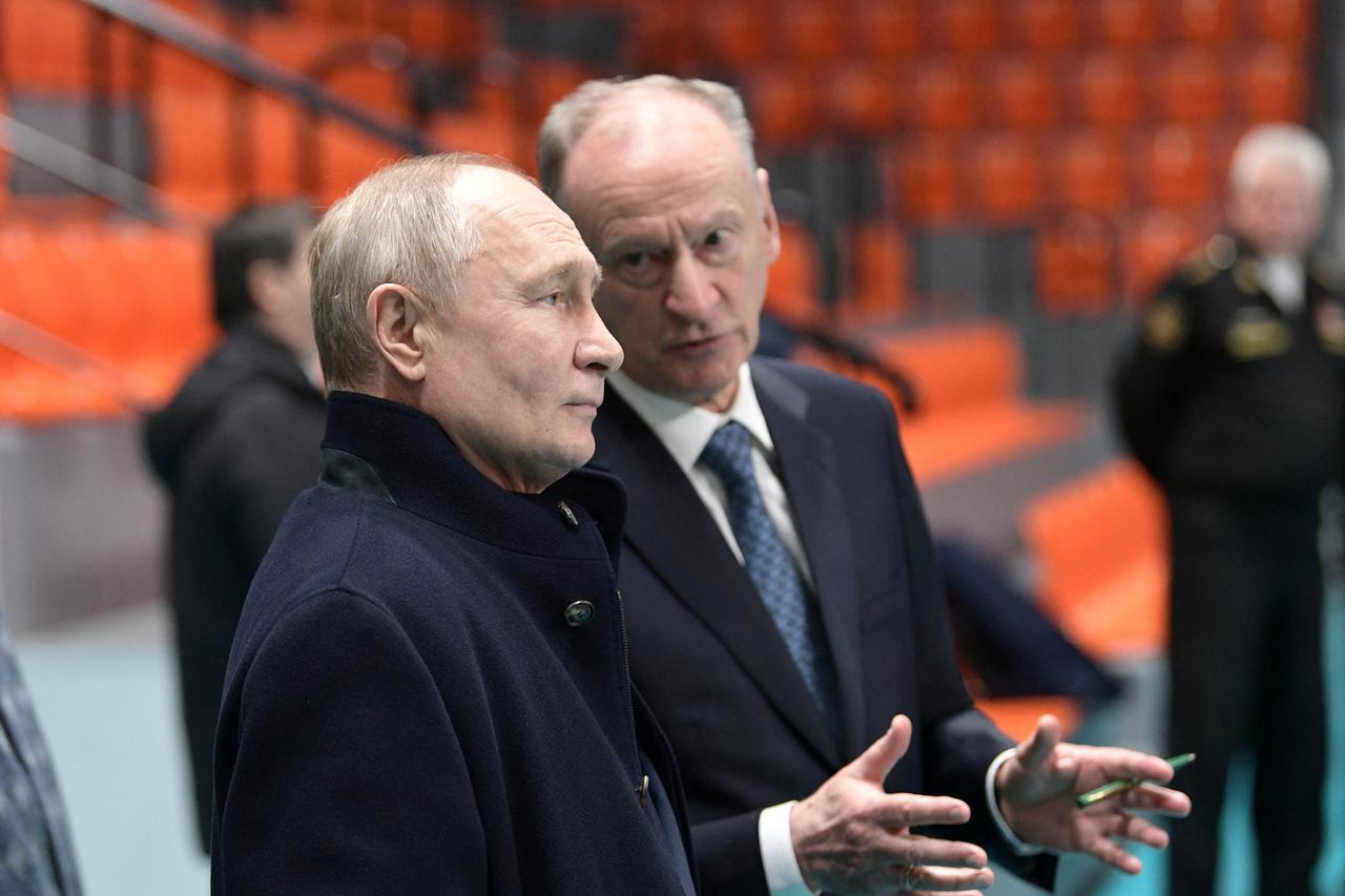 Russian President Putin visits marine technical university in St Petersburg
