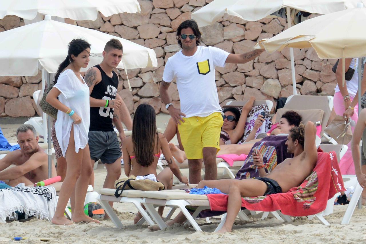 Federica Riccardi, Alessio Cerci, Marco Verratti, Alberto Aquilani, Michela Quattrociocche