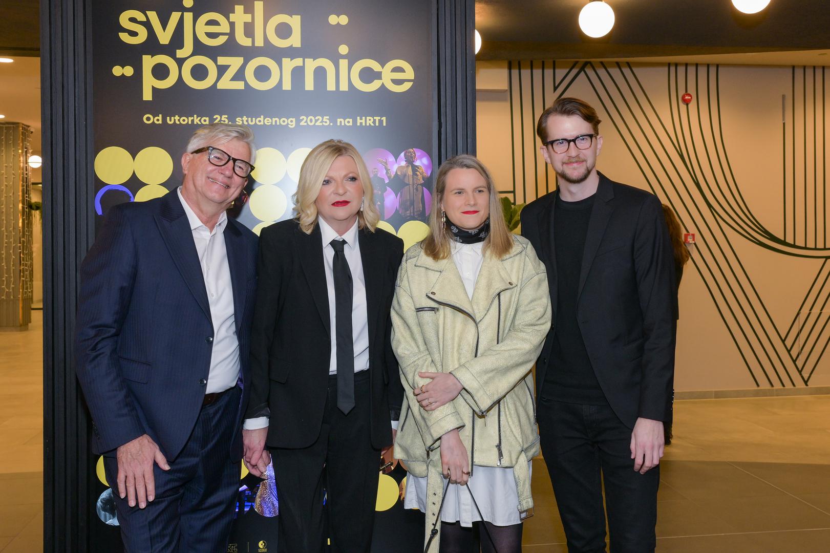 Na pretpremijeri u Kaptol Butique Cinema okupila se cijela obitelj - Dubravko Merlić, Željka Ogresta, Maja Merlić i Matej Merlić