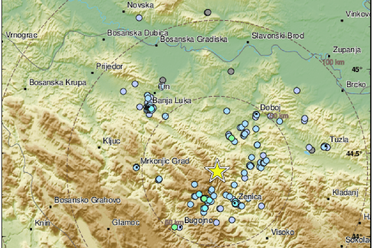 Potres u BiH