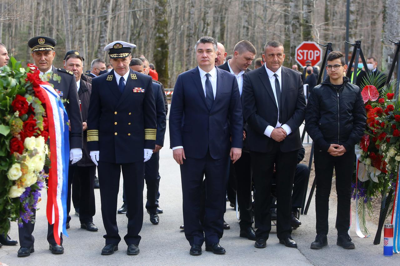 Zoran Milanović na 30. obljetnici akcije Plitvice i pogibije Josipa Jovića