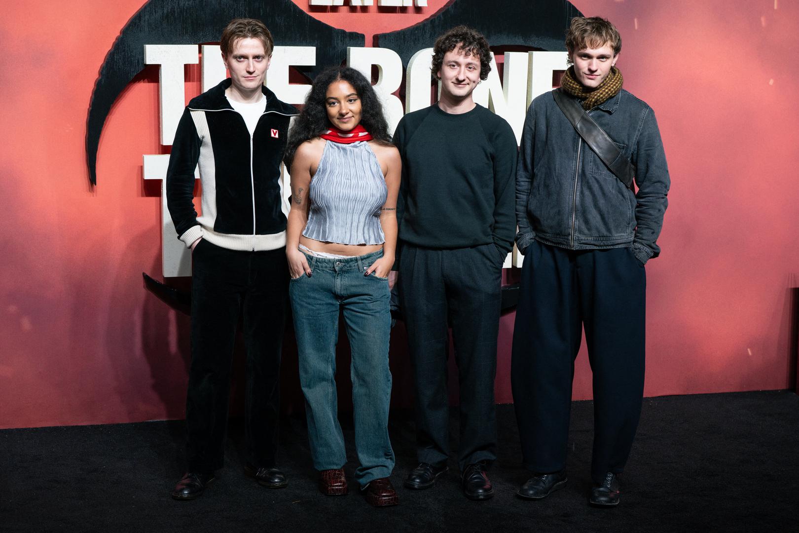 English Teacher (Band) attend the "28 Years Later: The Bone Temple" World Premiere at BFI IMAX Waterloo Photo by LounisPhotography/ABACAPRESS.COM Photo: LounisPhotography/ABACA/ABACA