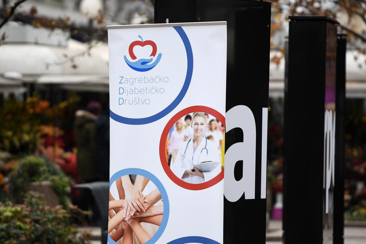 Zagreb: Otvorenje javne interaktivne izložbe povodom Svjetskog dana šećerne bolesti