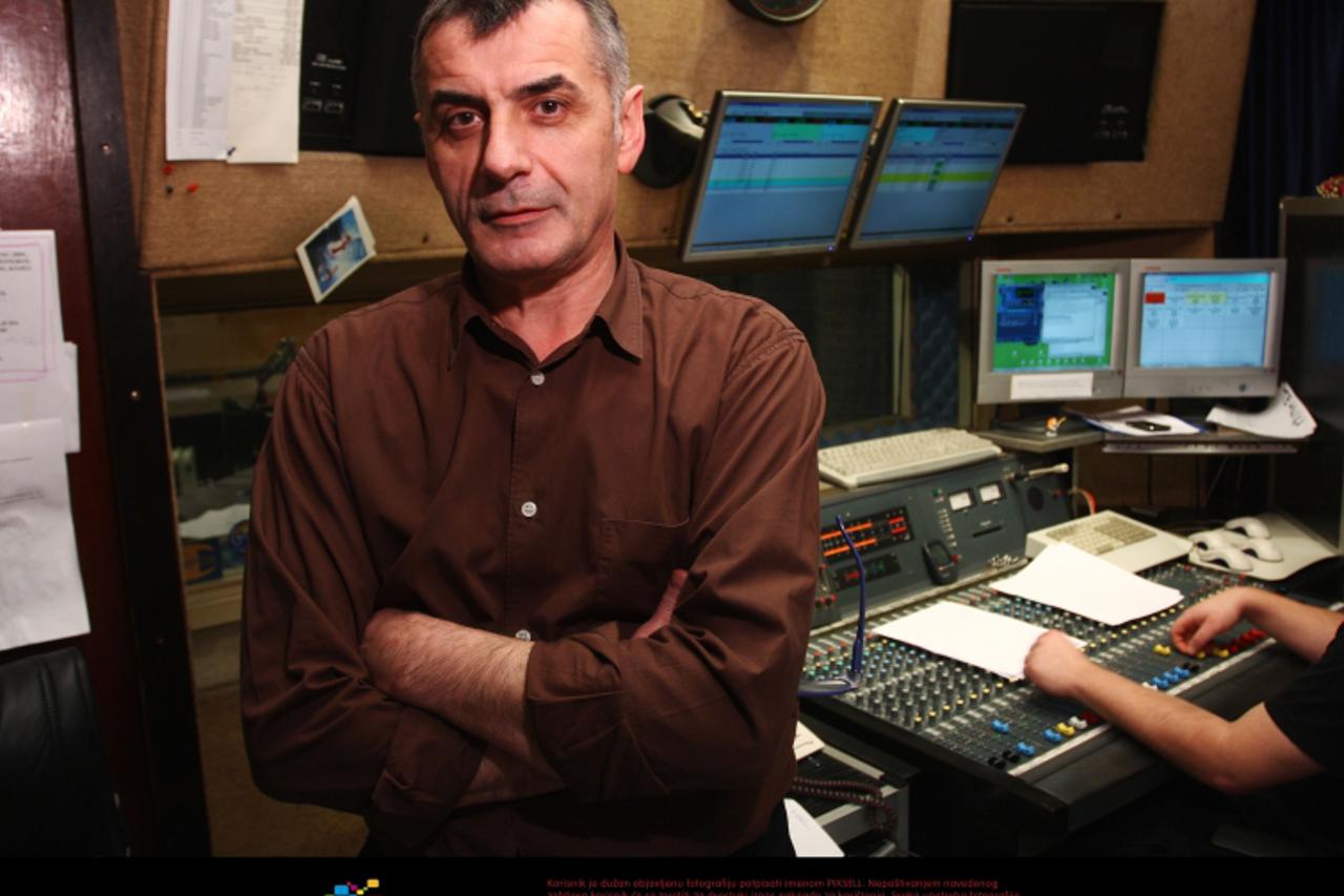 '04.02.2010., Zagreb - Drago Peric, predsjednik Uprave radija 101.  Photo: Tomislav Miletic/PIXSELL'