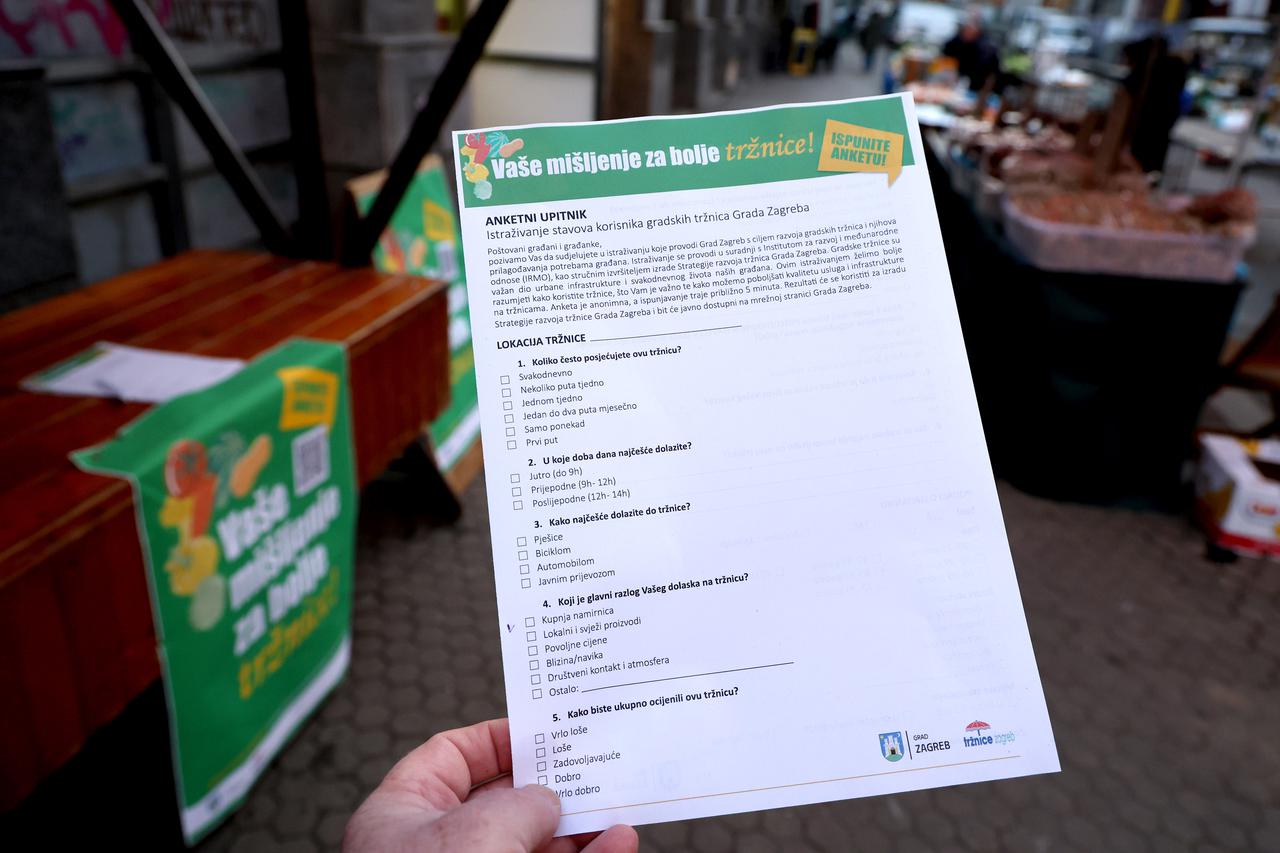 Zagreb: Imate problem s tržnicama? Ispunite anketu