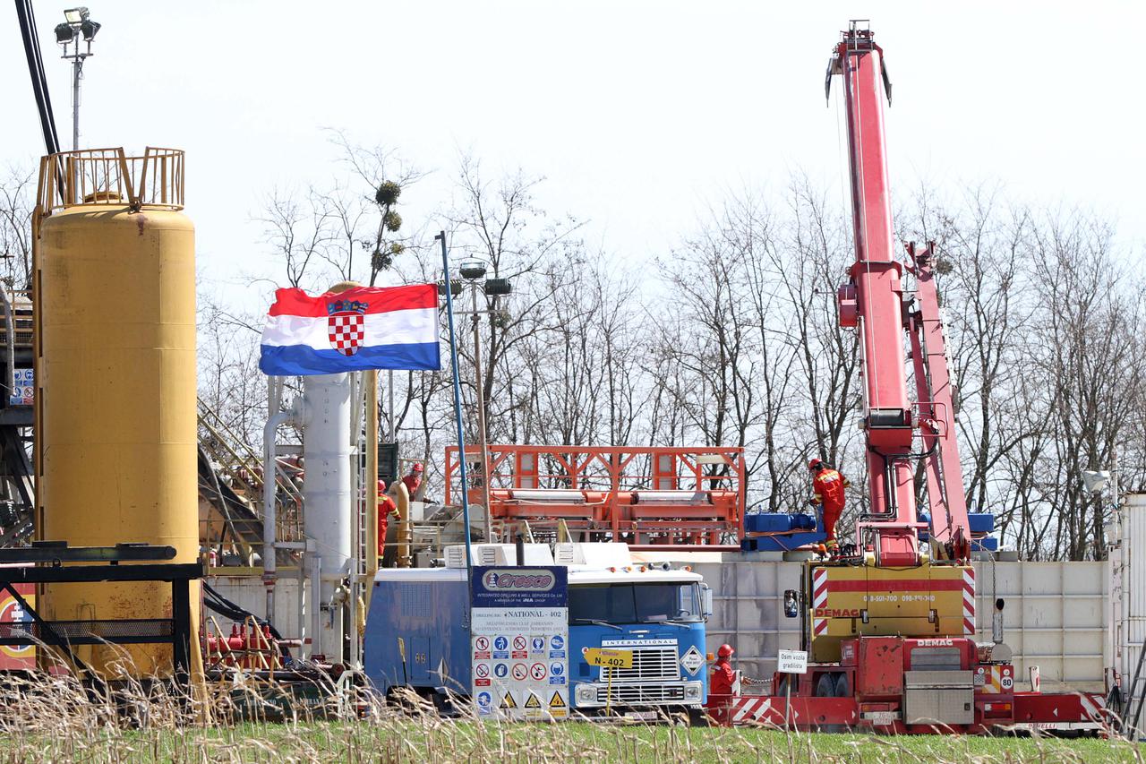 Ma?kovec: Bušotina naftne kompanije INA