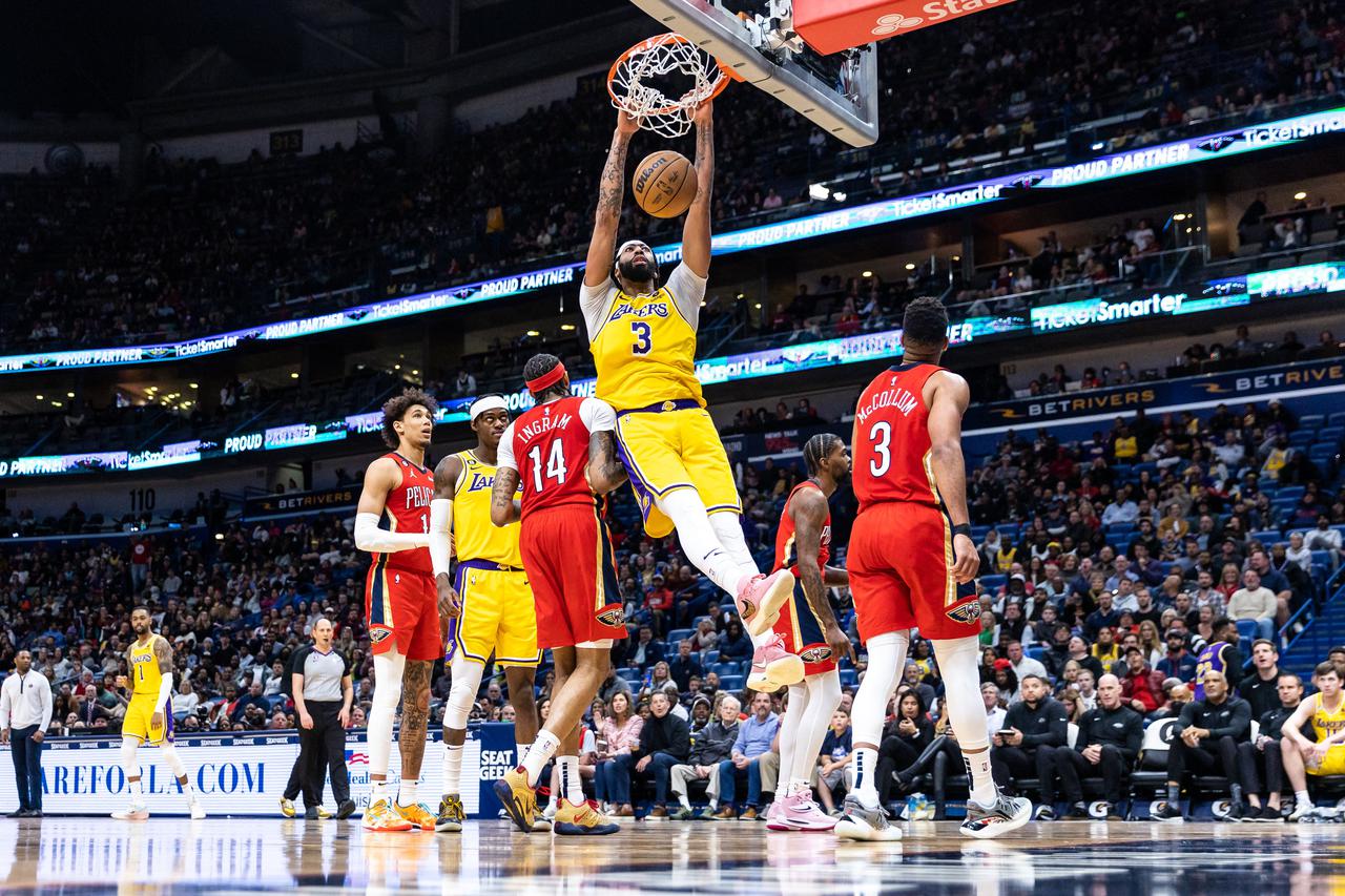 NBA: Los Angeles Lakers at New Orleans Pelicans