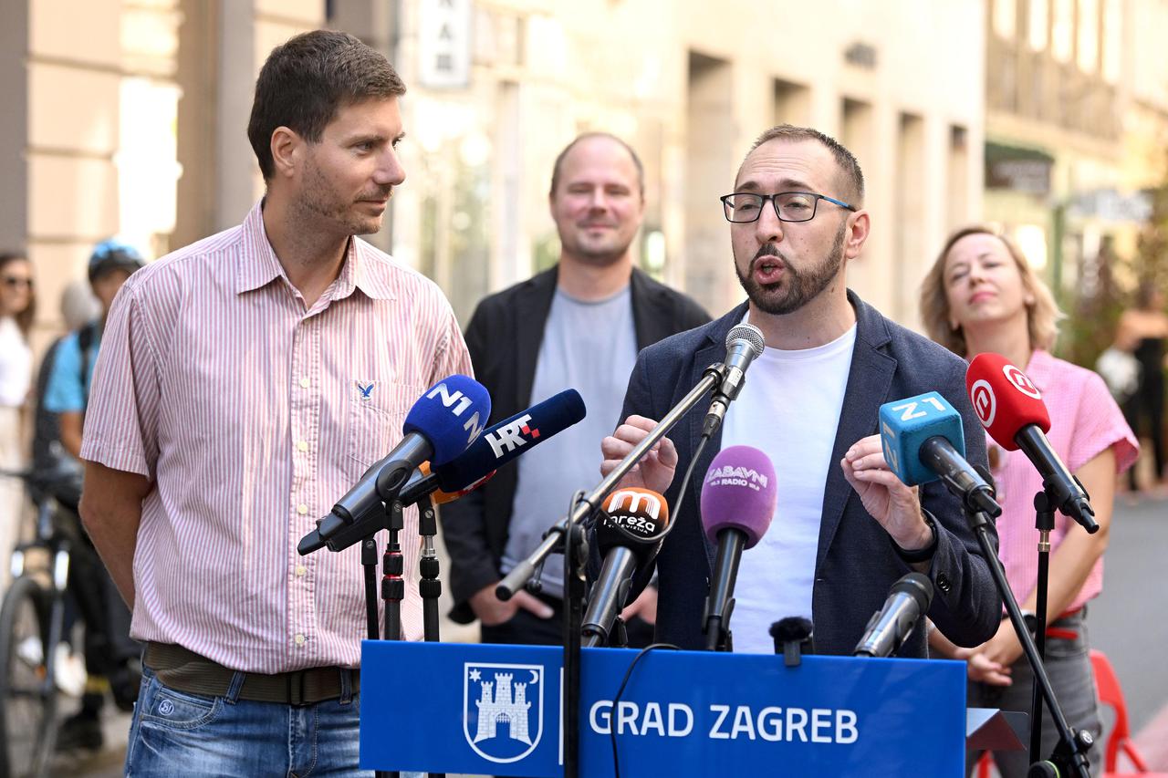 Zagreb: Ivan Pernar ponovno prekinuo Tomaševićevu presicu