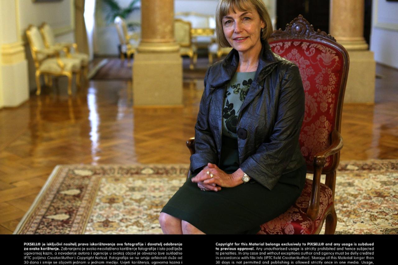 '29.10.2013., Zagreb - Vesna Pusic, hrvatska politicarka i predsjednica HNS-a, aktualna ministrica vanjskih i europskih poslova i prva potpredsjednica Vlade Republike Hrvatske. Photo: Anto Magzan/PIXS