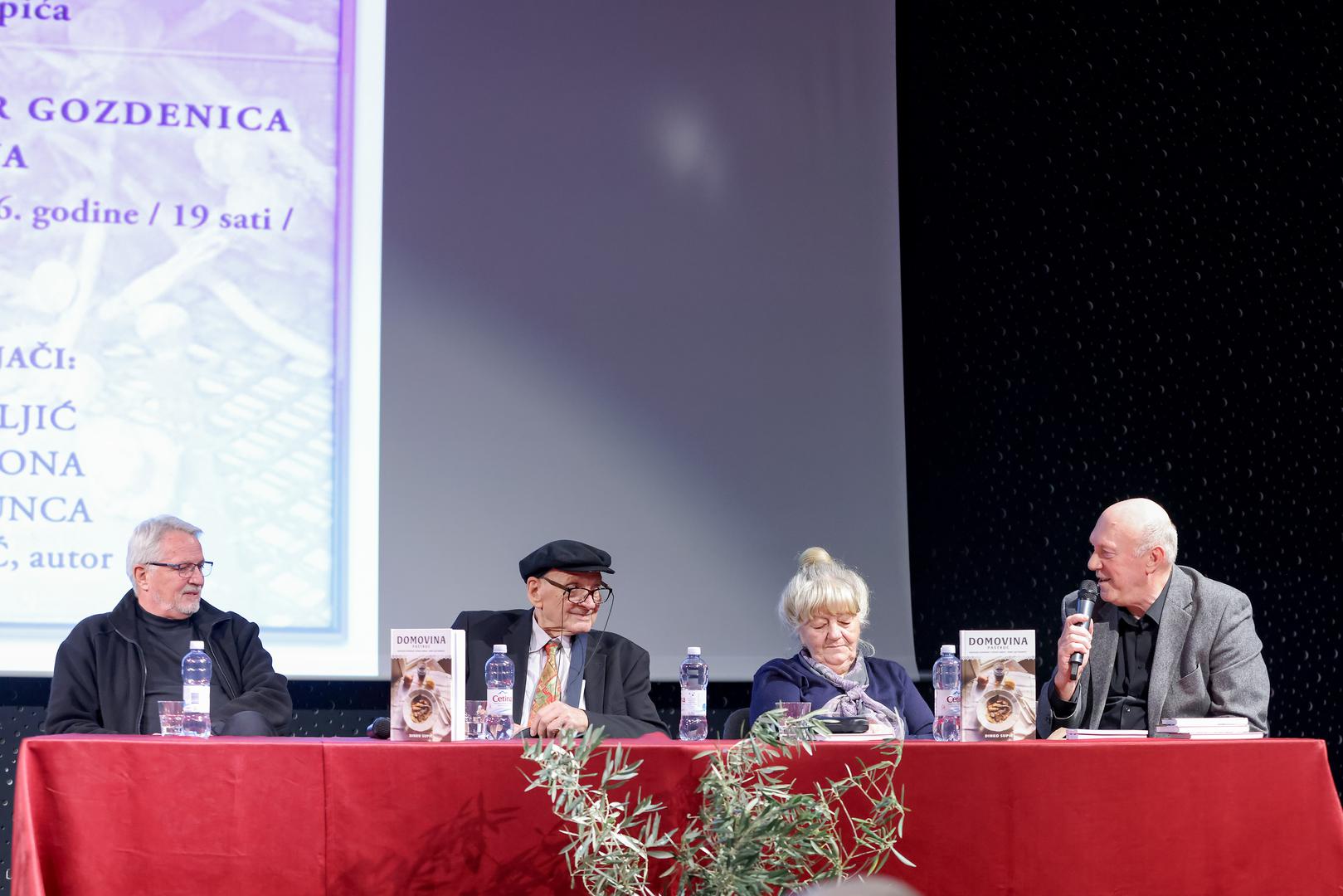 05.02.2026., Novalja - Predstavljanje knjige Domovina, Pastroc autora Dinka Supica Photo: Sime Zelic/PIXSELL