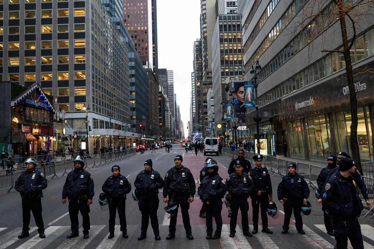 Protesters demand a ceasefire and the end of Israel attacks on Gaza, in New York