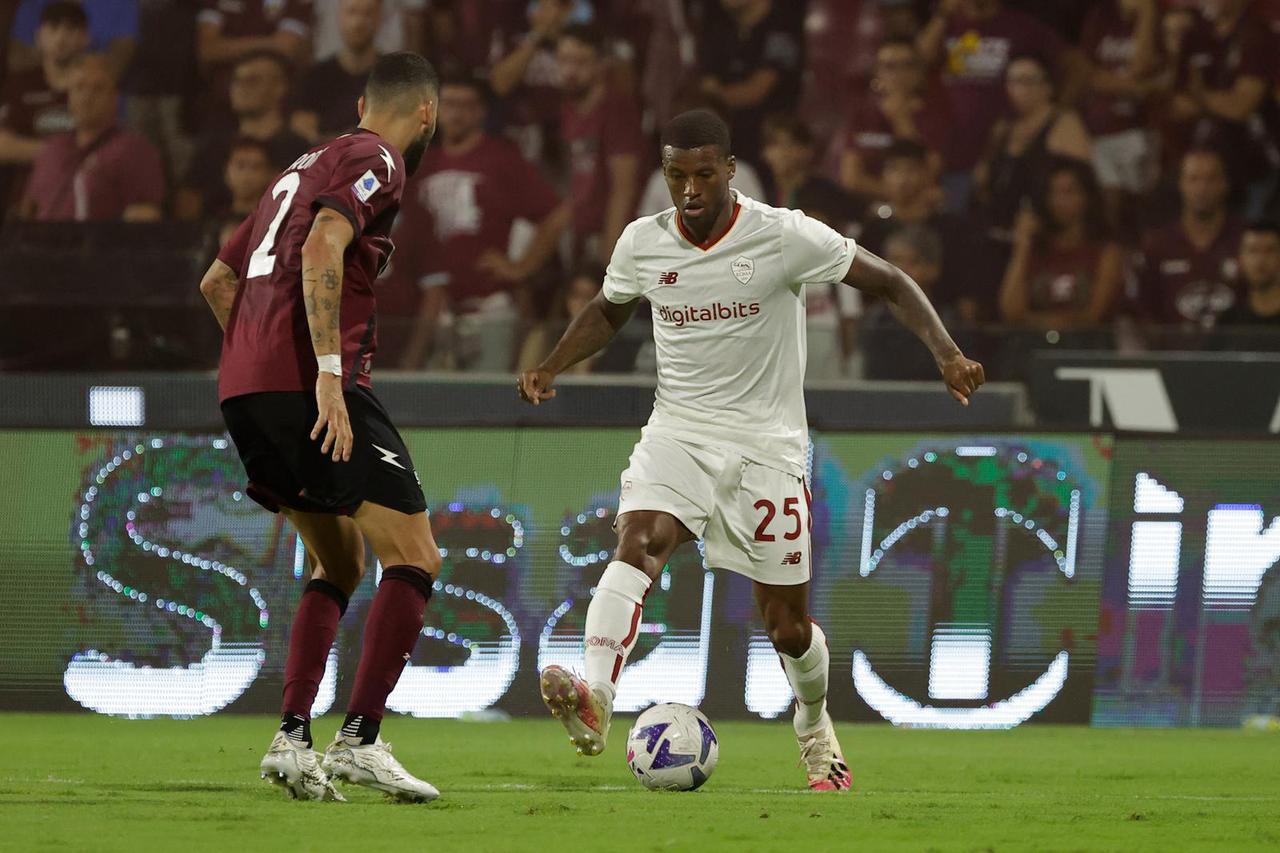 italian soccer Serie A match - US Salernitana vs AS Roma