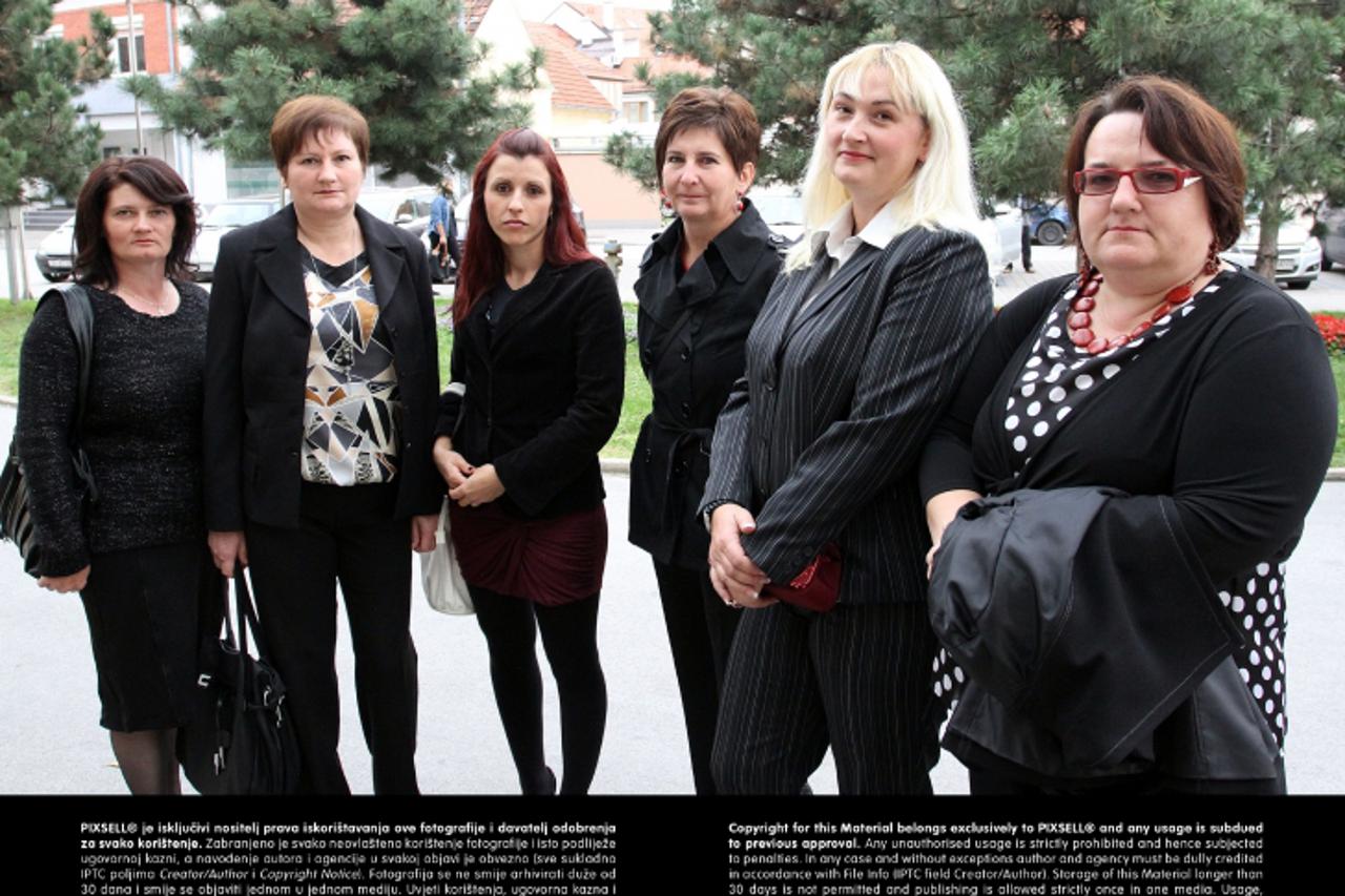 '24.10.2013., Cakovec- Zupanija podijelila diplome prvim gerontodomacicama (koje su nezaposlene duze od 2 godine), za novo zanimanje u Hrvatskoj. Photo: Vjeran Zganec-Rogulja/PIXSELL'