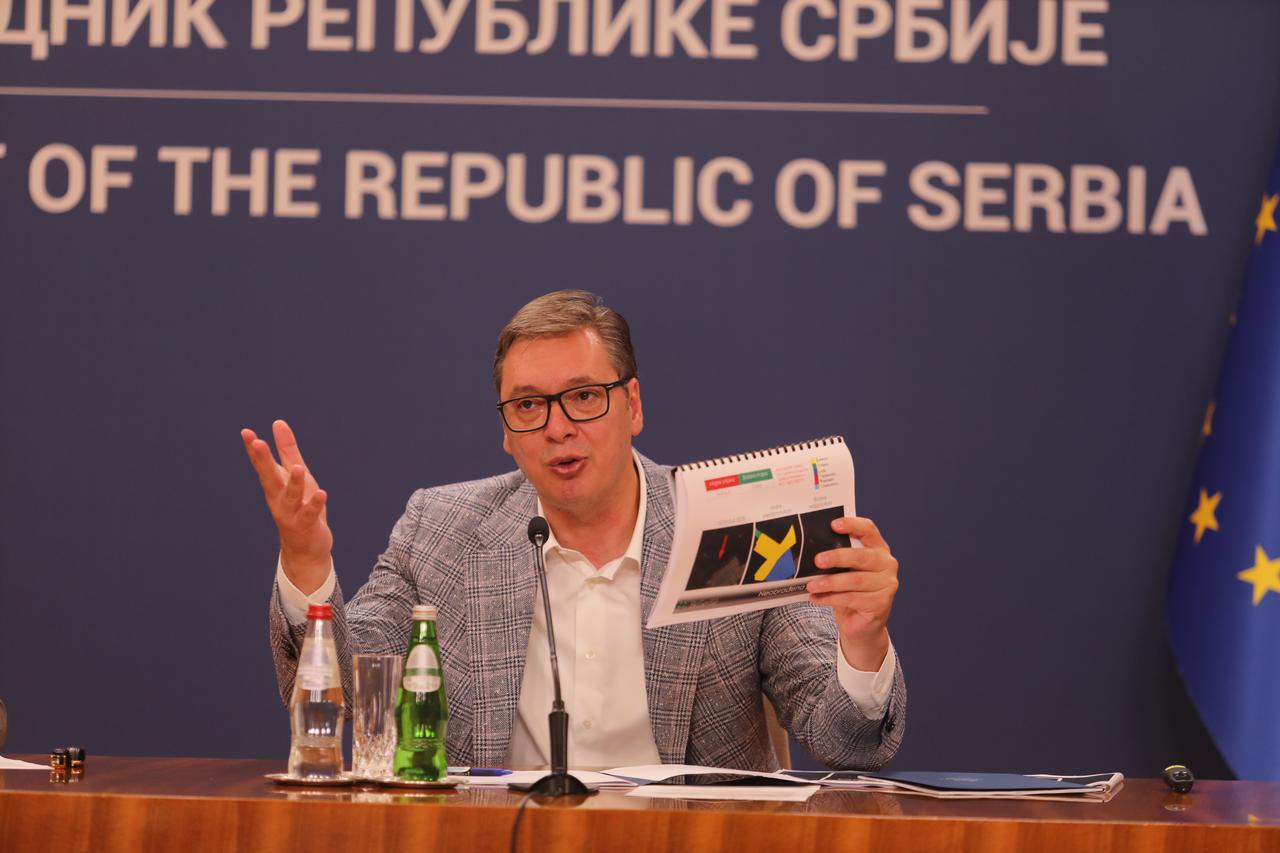 Beograd: Vučić i Brnabić održali su konferenciju za novinare u Palači Srbije
