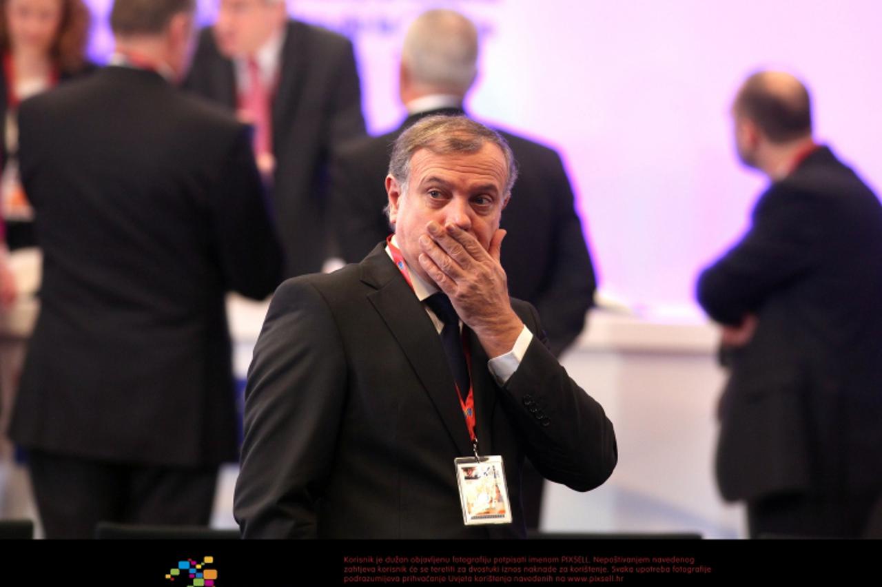 \'09.12.2011., Bruxelles, Belgija - Na svecanosti u Bruxellesu danas ja potpisan pristupni ugovor Republike Hrvatske sa Europskom unijom. Sa hrvatske strane ugovor su potpisali premijerka Jadranka Kos