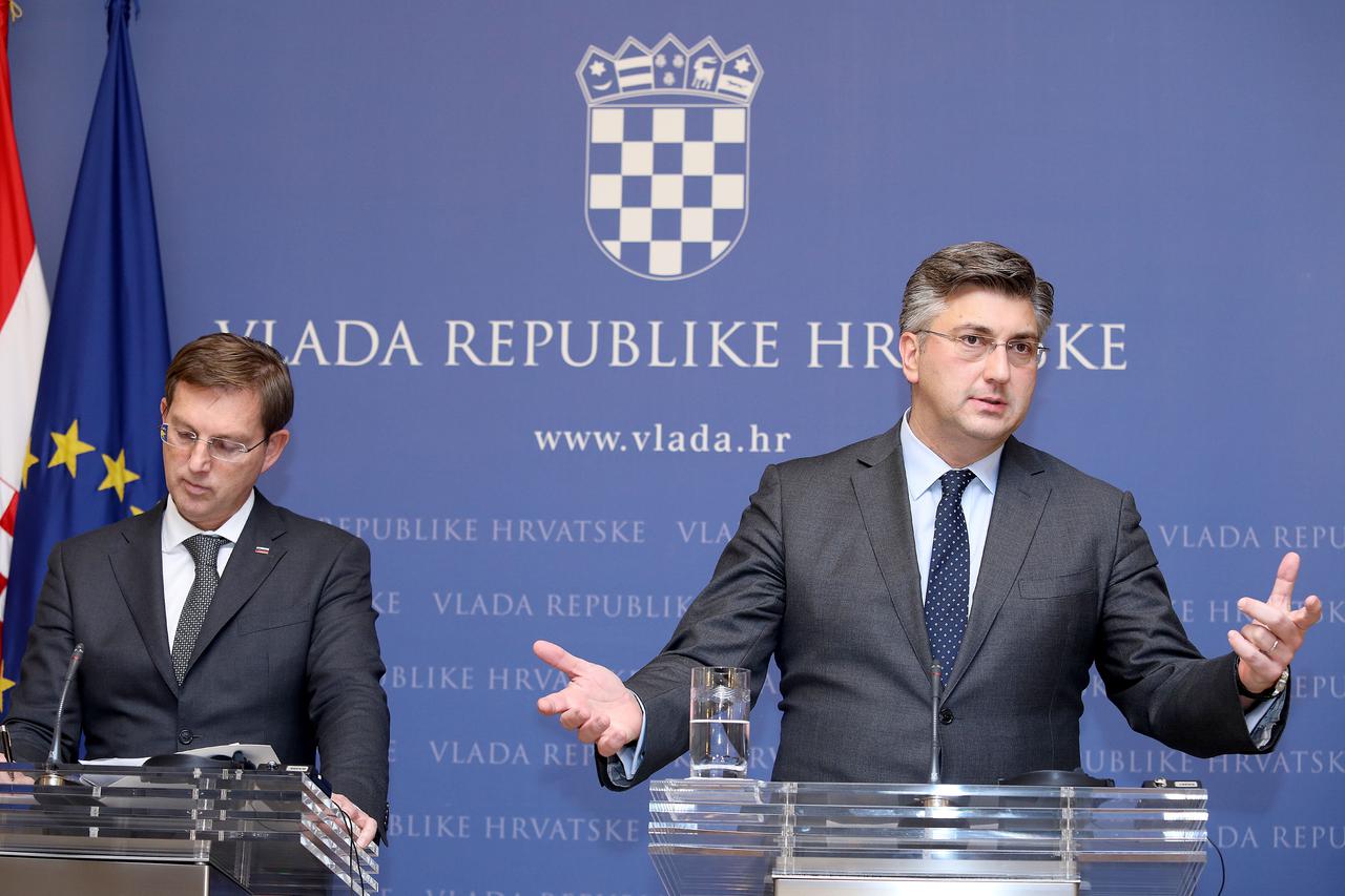 Andrej Plenković i Miro Cerar