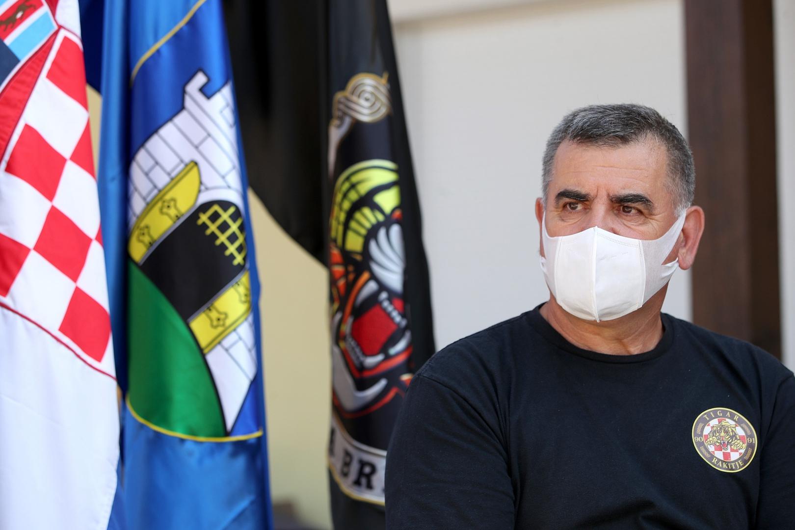 29.08.2020., Zagreb - Konferencija za medije s osvrtom hrvatskih branitelja – ratnih zapovjednika na trenutno stanje u drzavi te kontekst u kojem se aktualni dogadjaji odvijaju. Takodjer su iznijeli svoj  stav o politici predsjednika Vlade Andreja Plenkovica i postupcima potpredsjednika Vlade i ministra hrvatskih branitelja Tome Medveda.Photo: Igor Kralj/PIXSELL