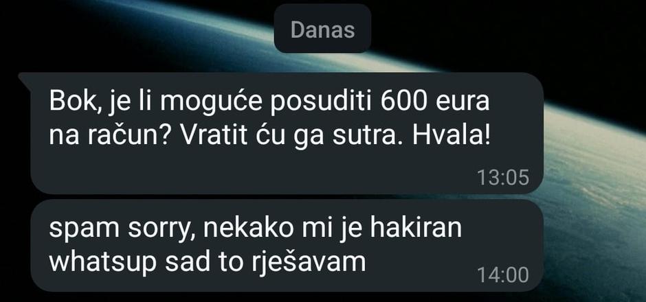 Prevara na WhatsAppu