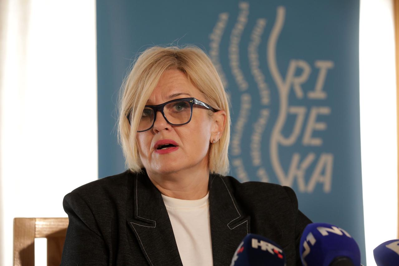Rijeka: Gradonačelnica Iva Rinčić i Saša Milaković održali konferenciju za medije