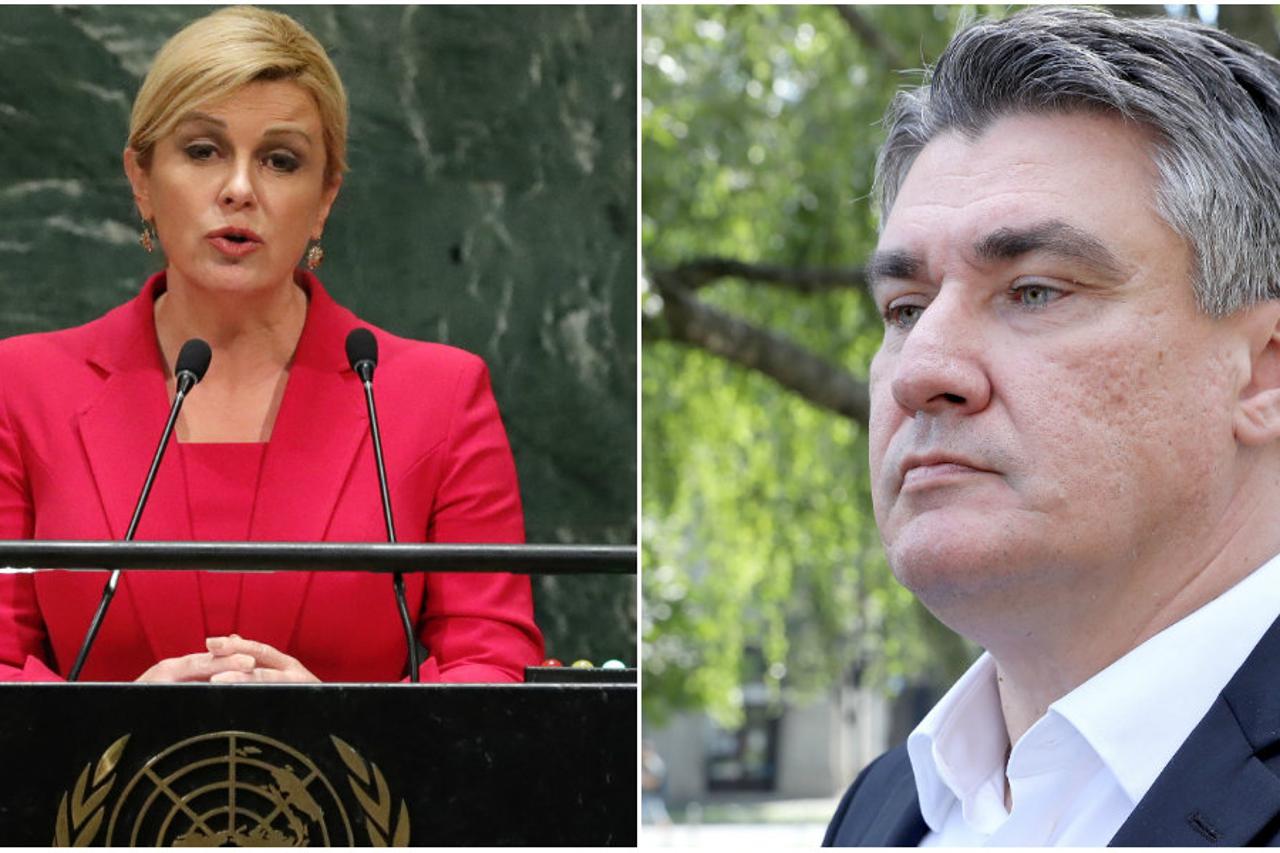 Kolinda Grabar-Kitarović i Zoran Milanović