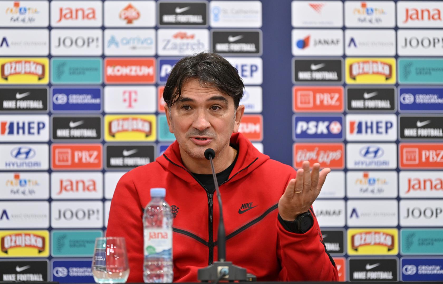 20.03.2023., Split - Izbornik hrvatske nogometne reprezentacije Zlatko Dalic na konferenciji za medije uoci utakmice s Walesom. Photo: Matko Begovic/PIXSELL