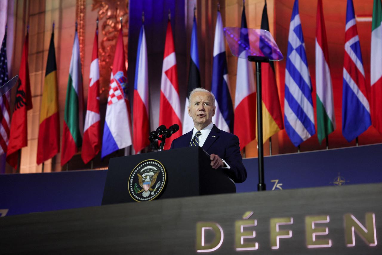 Commemoration of the 75th anniversary of the alliance at a NATO event, in Washington