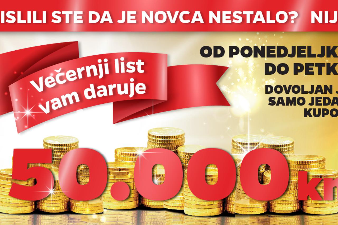 Večernji dijeli 50 000 kuna