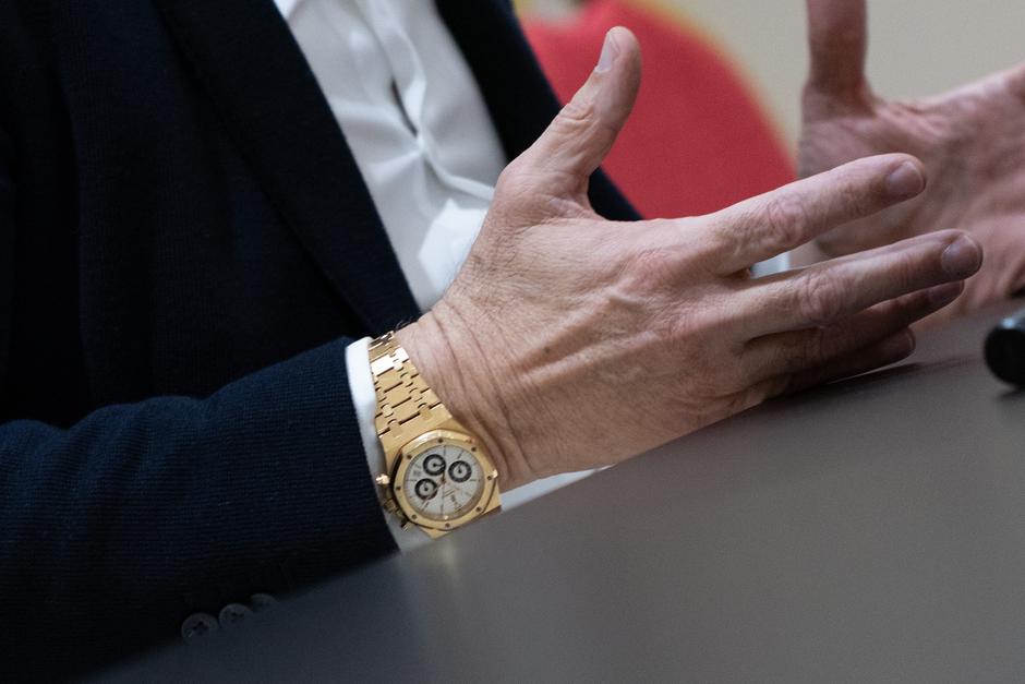 Mostar: Zdravko Mamić pokazao novi zlatni sat Audemars Piguet Royal Oak Chronograph