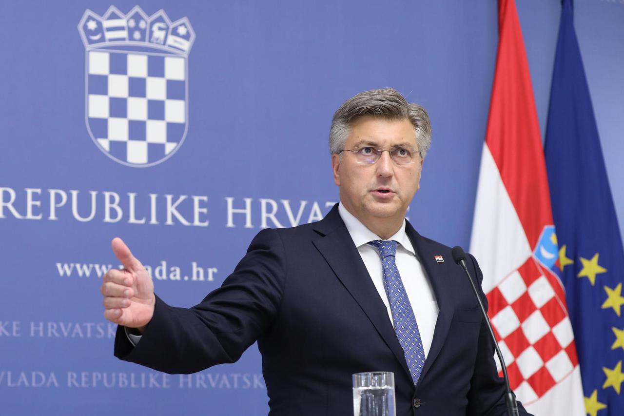 Zagreb: Andrej Plenković nakon sastanka vladajuće koalicije obratio se medijima