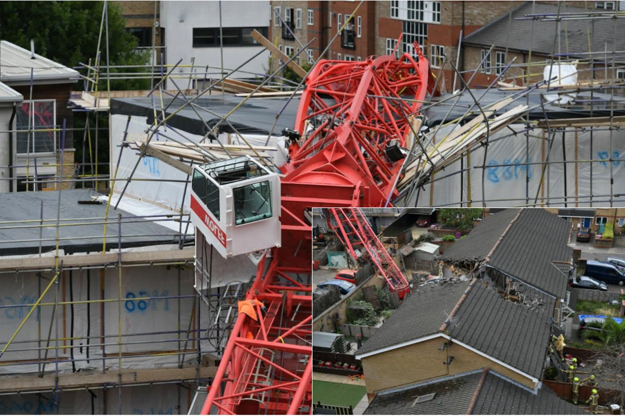London: Dvoje ljudi ozlijeđeno prilikom pada krana na gradilištu u Bowu