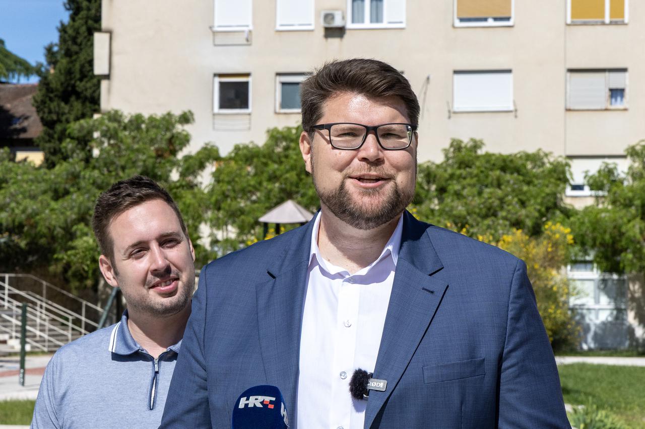 Pula: Kandidat za gradonačelnika Peđa Grbin održao zadnje obraćanje pred drugi krug lokalnih izbora