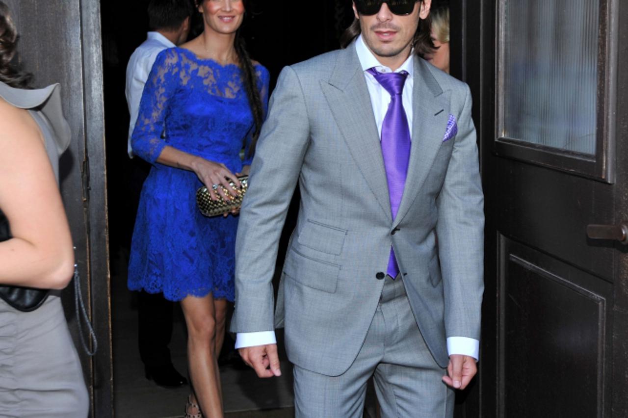 '11.06.2011.,Zagreb - Luka i Vanja Modric vjencali su se u crkvi Gospe Lurdske.  Iva Balaban, Bosko Balaban Photo: Marko Lukunic/PIXSELL'