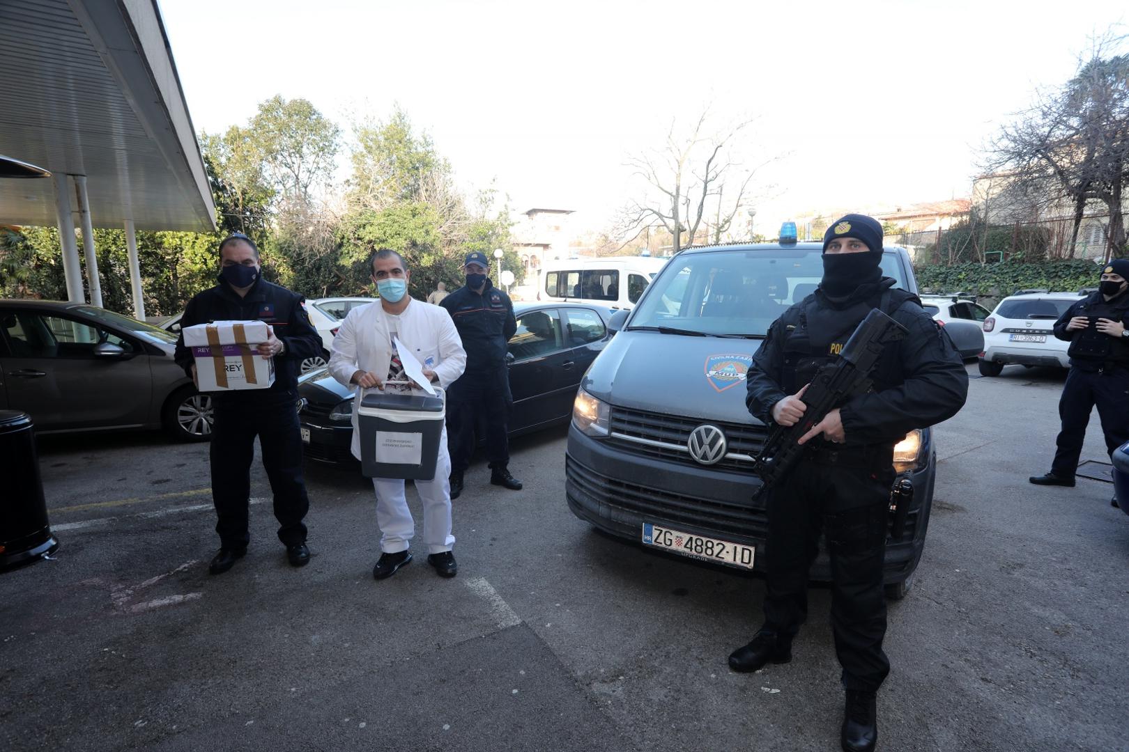 Cjepivo je tijekom dana stiglo u brojne županije. 