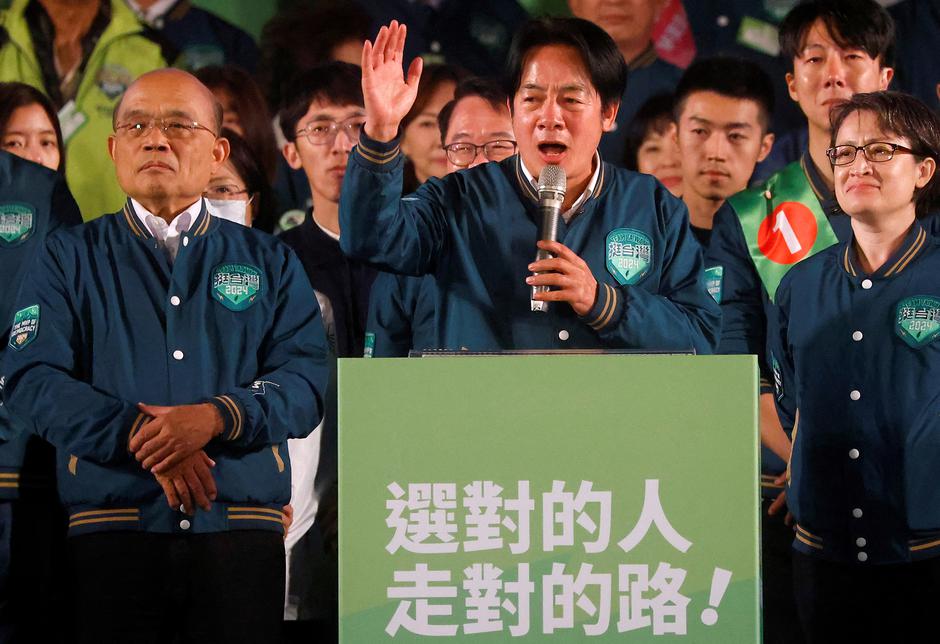 Campaign rally of the ruling Democratic Progressive Party (DPP), in New Taipei City