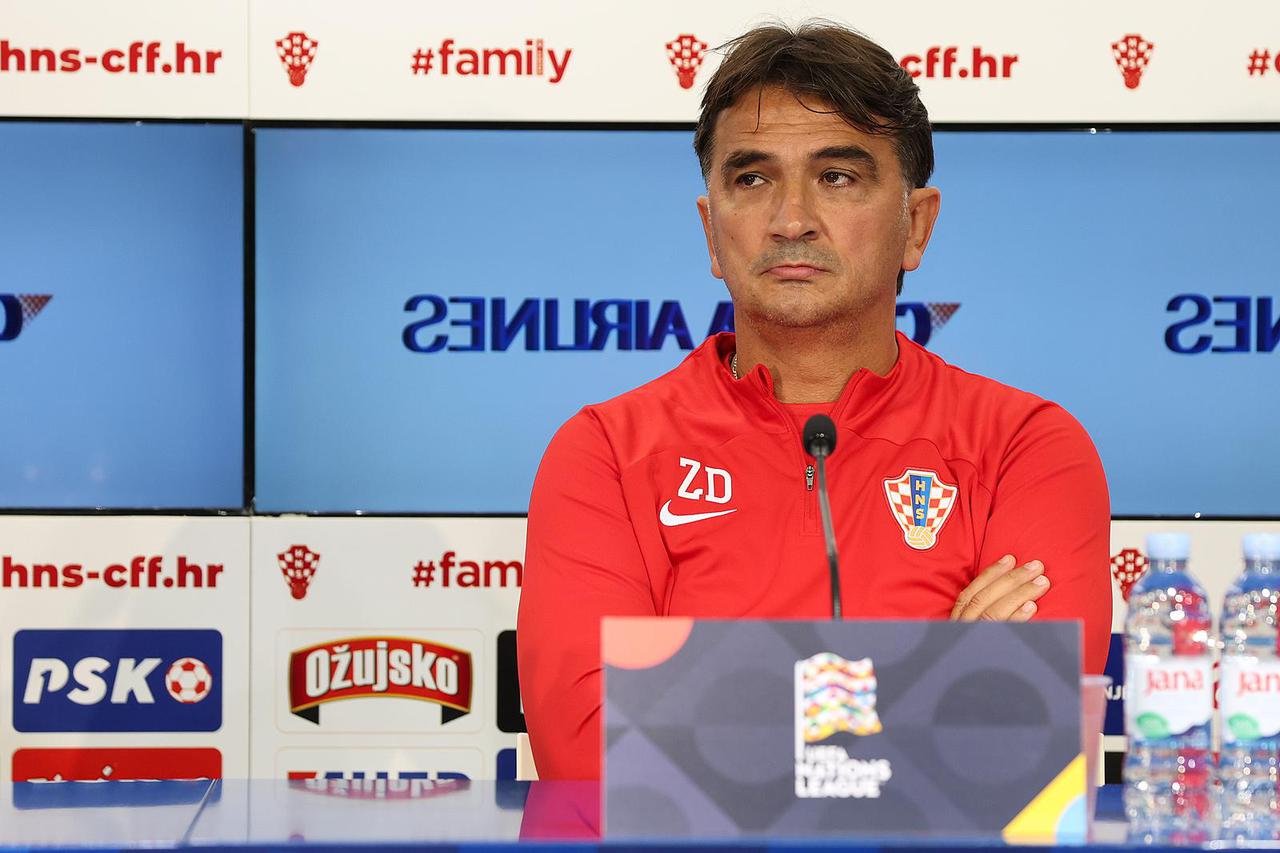 Zagreb: Održana konferencija za medije hrvatske nogometne reprezentacije uoči sutrašnje utakmice s Danskom