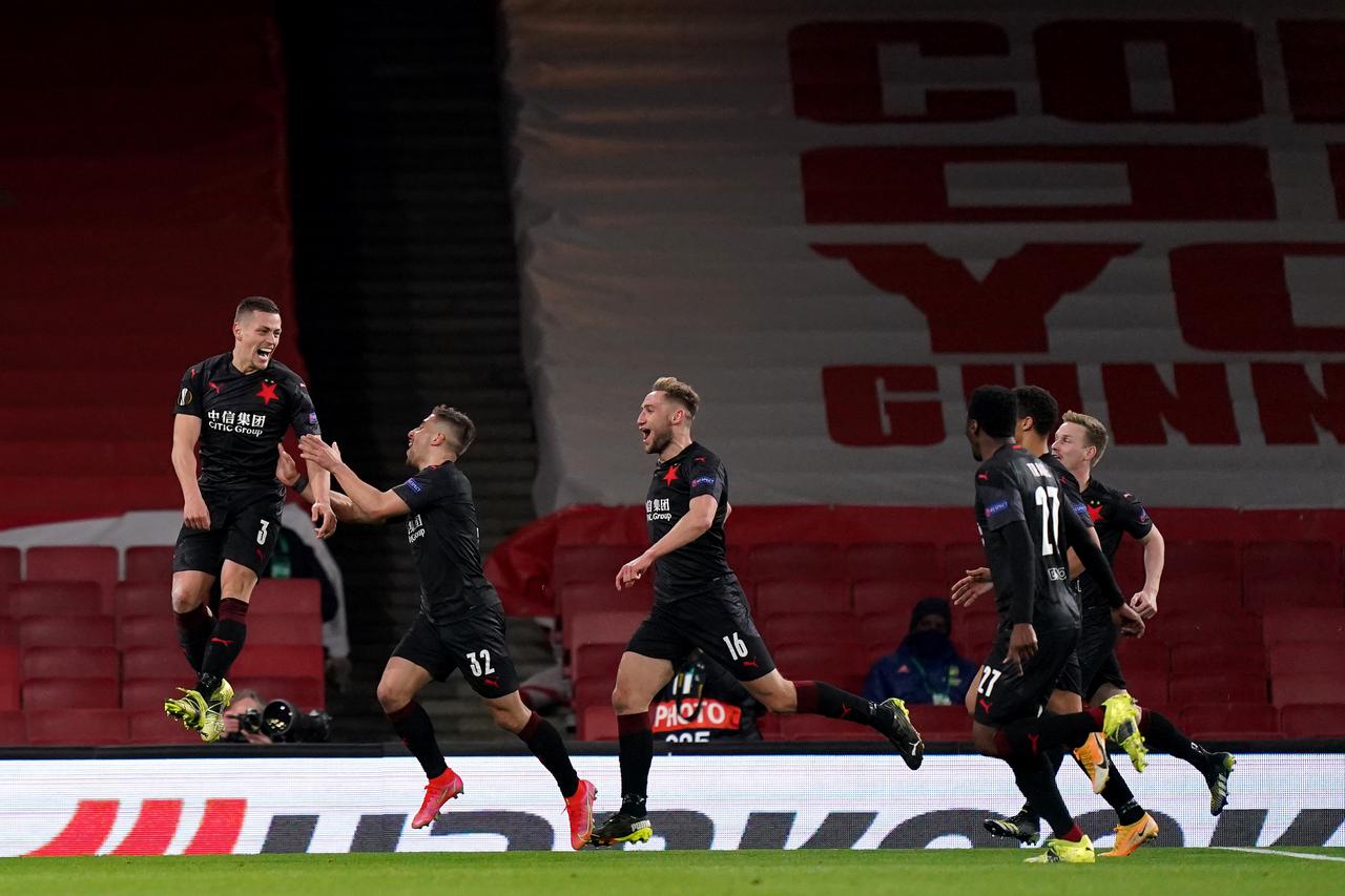 Arsenal v Slavia Praha - UEFA Europa League - Quarter Final - First Leg - Emirates Stadium