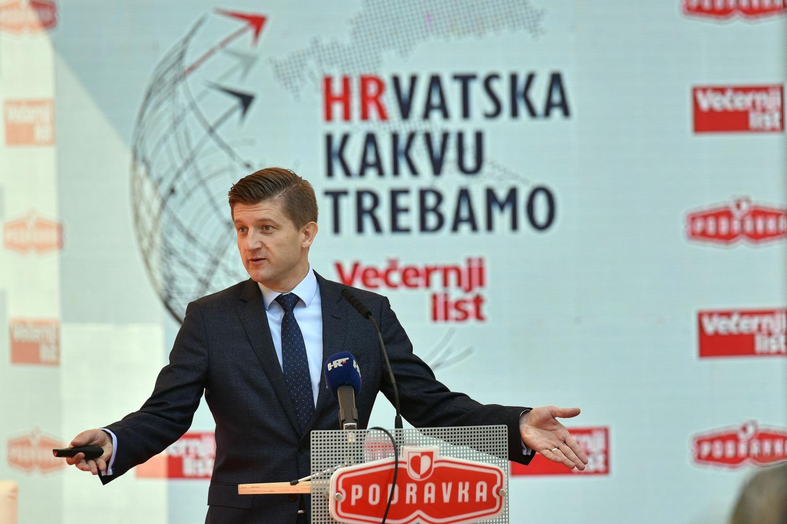 22.09.2020., Koprivnica - Konferencija Vecernjeg lista "Hrvatska kakvu trebmo". Ministar financija Zdravko Maric. .Photo: Vjeran Zganec Rogulja/PIXSELL