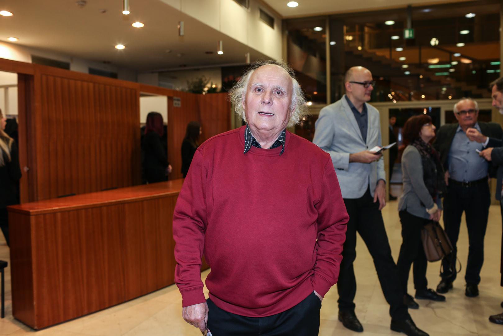 16.11.2017., Zagreb - Premijera predstave Chrisophera Duranga "Za umrijet od smijeha" odrzana je u maloj dvorani KD Vatroslav Lisinski. Franjo Jurcec.                      "nPhoto: Igor Soban/PIXSELL 