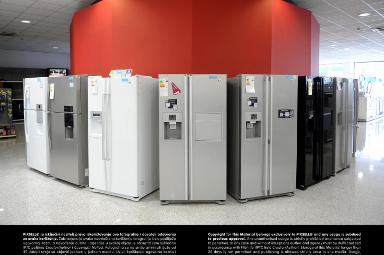 '25.01.2009.,Zagreb - Skorpikova, ducan bijele tehnike Ekos, frizideri,  Photo: Goran Stanzl/Vecernji list'