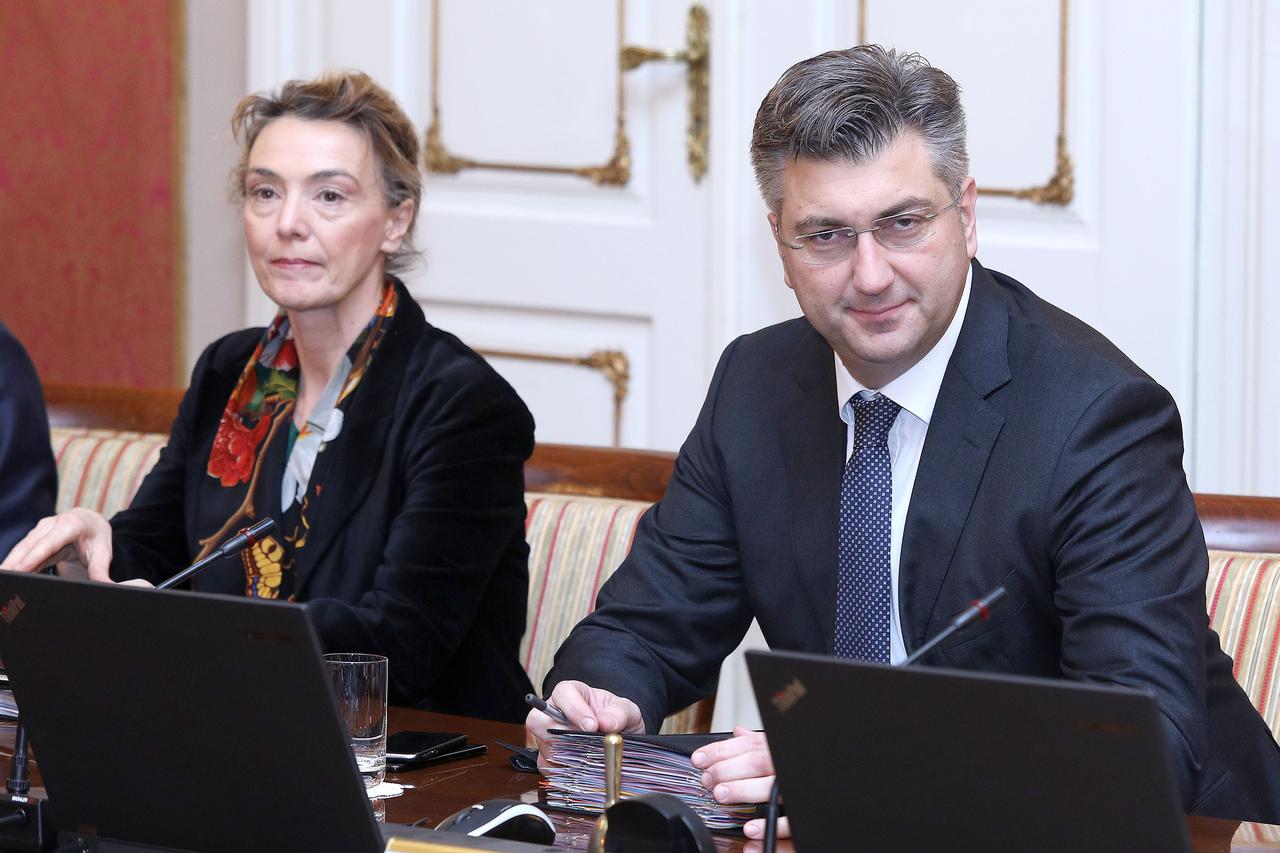 Andrej Plenković i Marija Pejčinović Burić