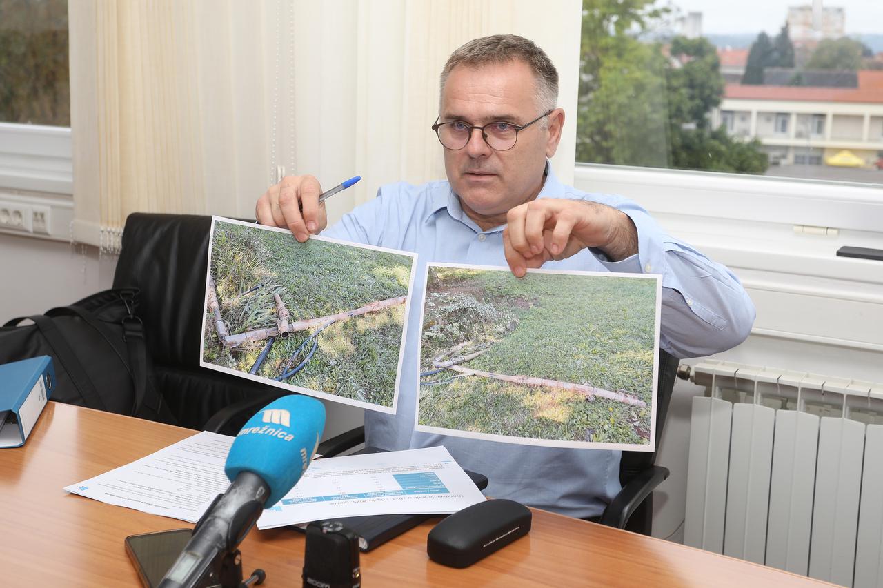 Karlovac:  Konferencija za medije tvrtke Vodovod i kanalizacija